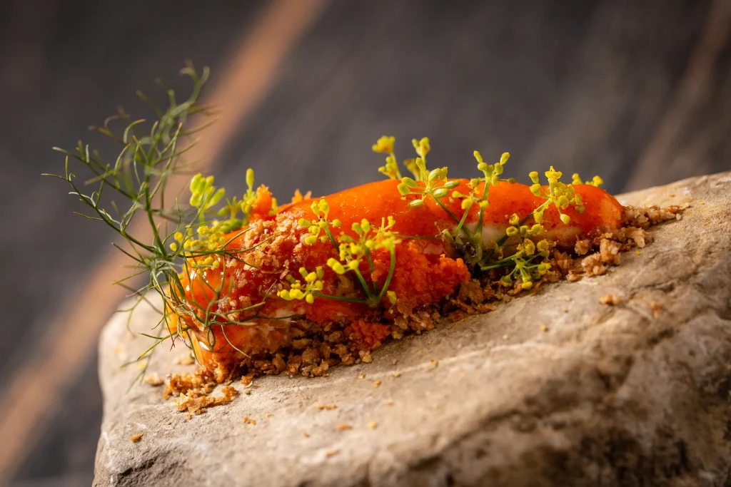 A plant-based Cuculia creation with herbs and flowers