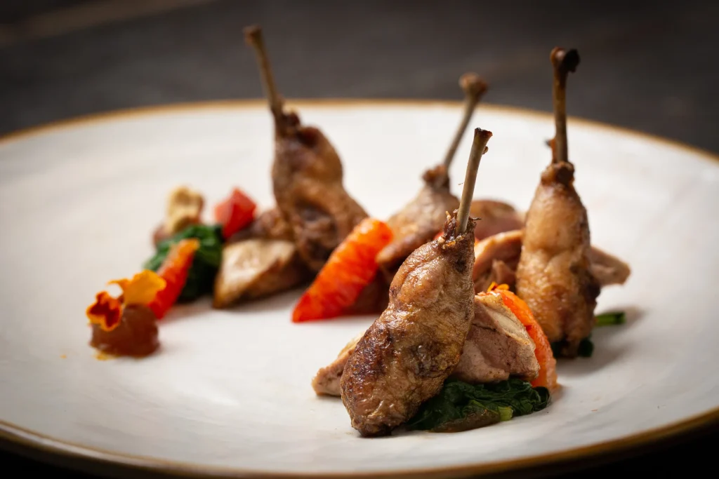 A Cuculia creation with roasted vegetables